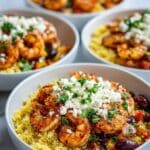 Mediterranean Shrimp Couscous Bowls Recipe
