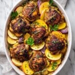 Sumac Lemon Chicken with Potatoes and Fresh Herbs Recipe