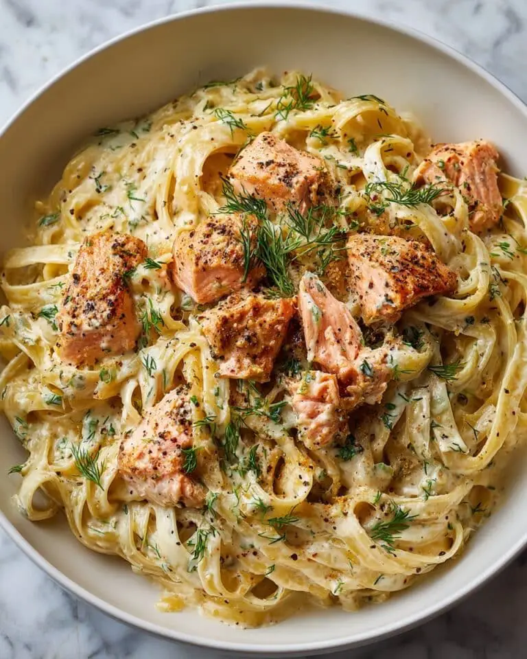 Creamy Dill Salmon Pasta Recipe