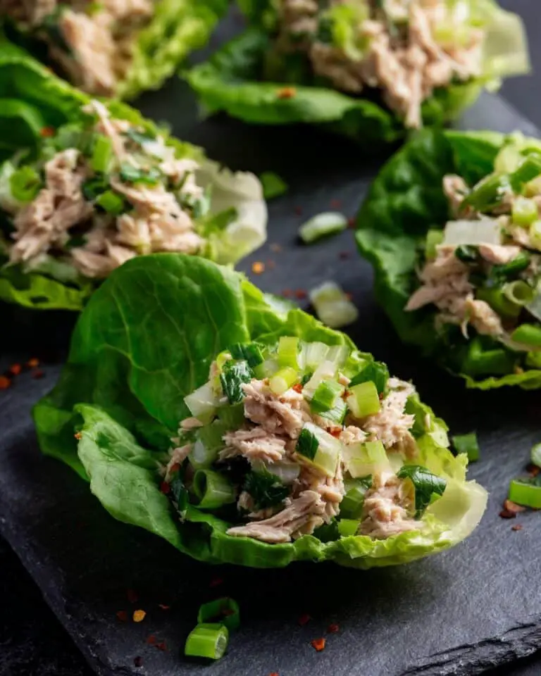 Greek Yogurt Chicken Salad Lettuce Wraps Recipe