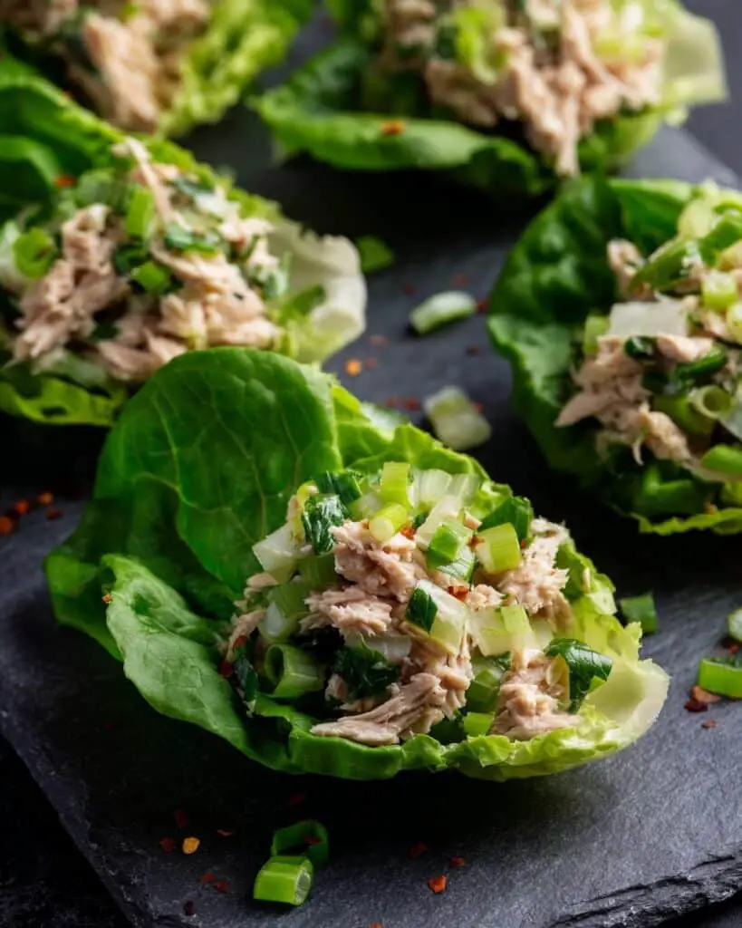 Greek Yogurt Chicken Salad Lettuce Wraps Recipe