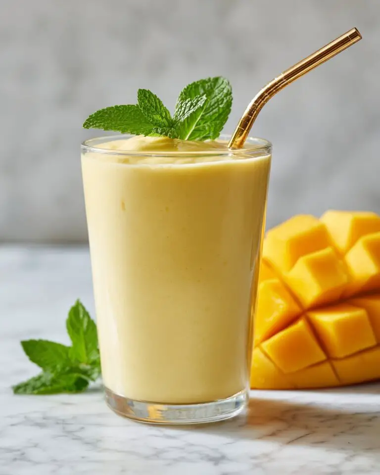 3-Ingredient Mango Smoothie Recipe