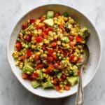 Tropical Charred Corn and Avocado Salad Recipe