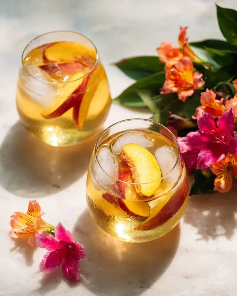 Peach and Raspberry Sangria Recipe