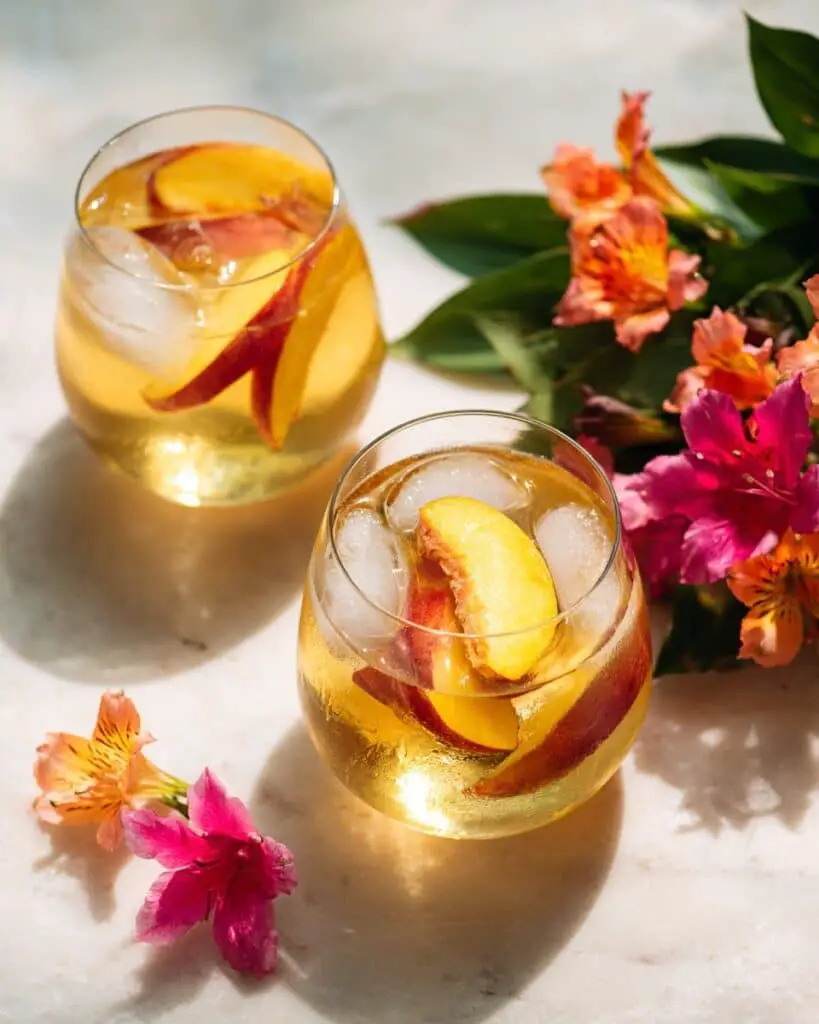 Peach and Raspberry Sangria Recipe