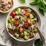 15-Minute Canned Tuna & Tomato Salad Recipe