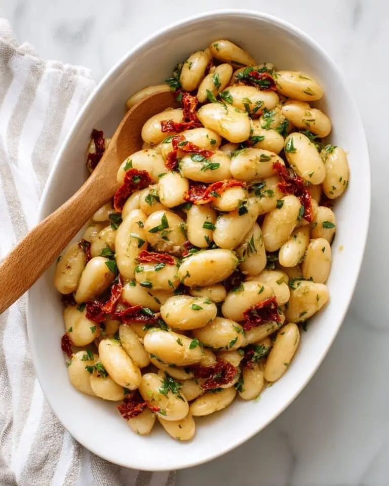Marinated Gigante Beans with Sun-Dried Tomatoes and Lemon Recipe