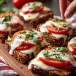 Baked Caprese Crostini Recipe