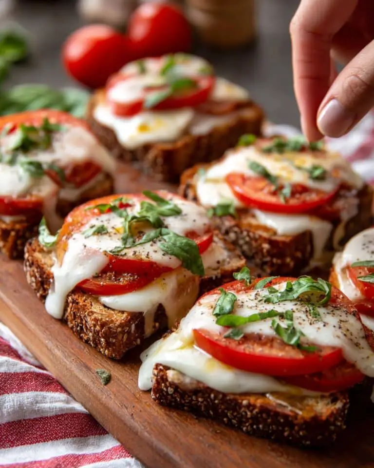 Baked Caprese Crostini Recipe