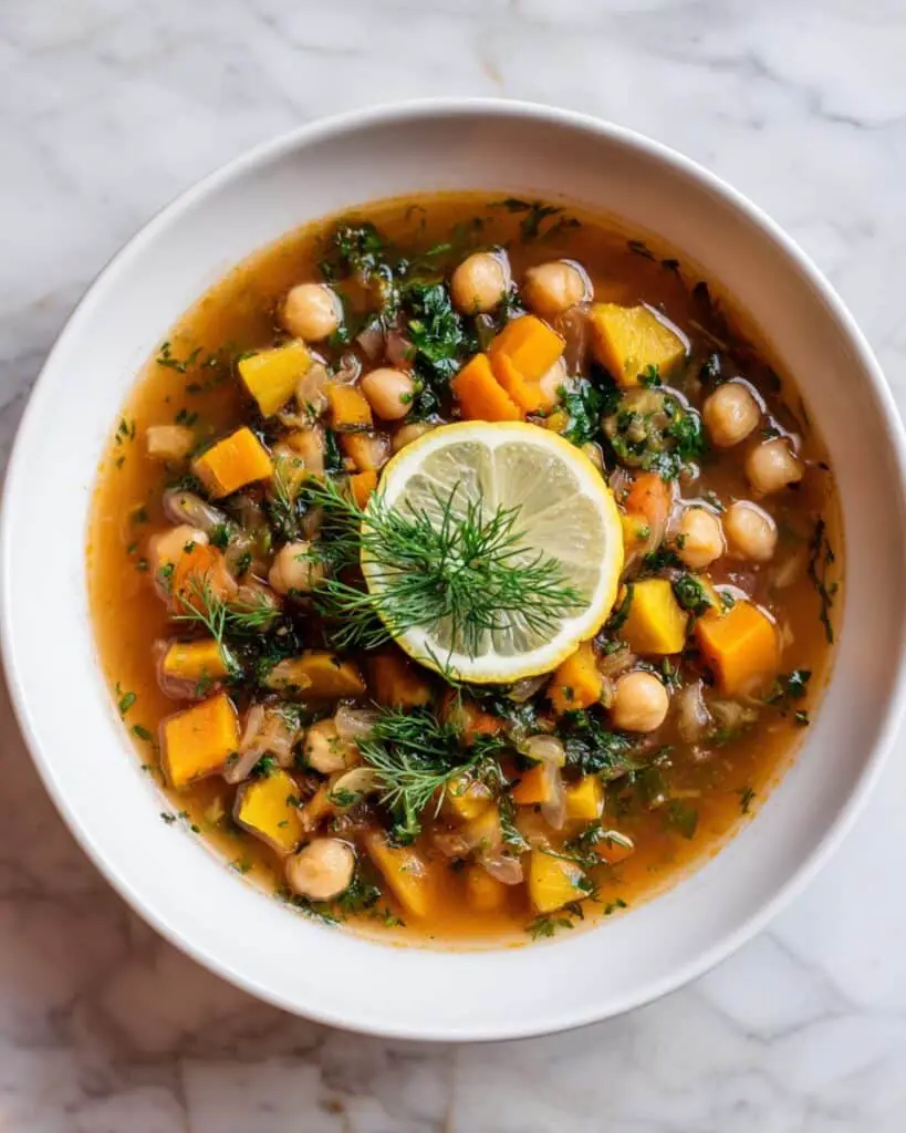 Lemon Herb Chickpea Stew Recipe