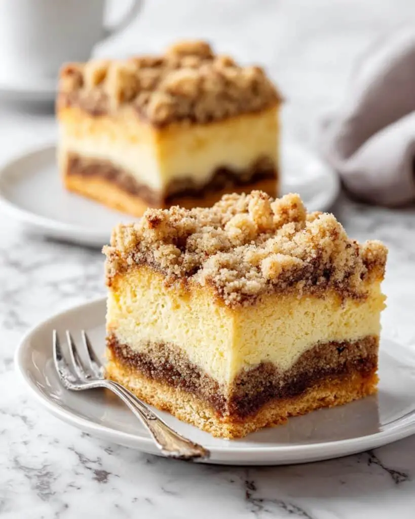 Cinnamon Swirl Coffee Cake with Buttery Crumble Topping Recipe