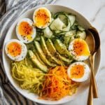 Easy Cucumber Avocado Quinoa Salad with Sauerkraut and Hemp Seeds Recipe