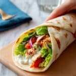 Halloumi Wraps with Sticky Sauce Recipe