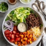 Sweet Potato Burger Bowls Recipe