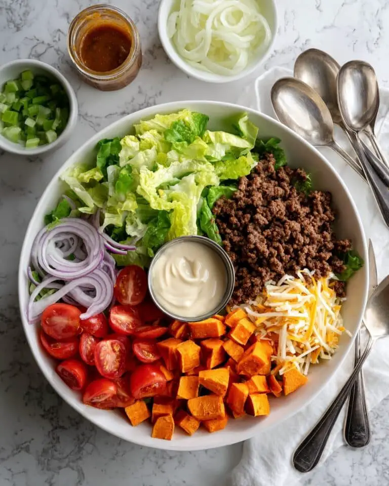 Sweet Potato Burger Bowls Recipe