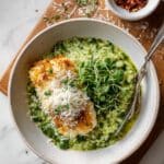 Creamy Pesto Orzo with Veggies and Parmesan Recipe