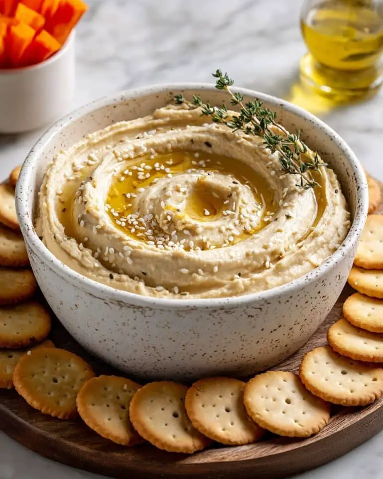 Butter Bean Hummus with Za’atar and Lemon Recipe
