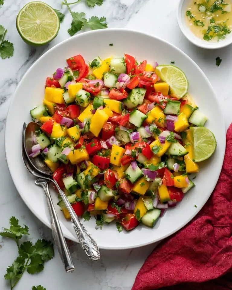 Easy Mango Cucumber Salad Recipe
