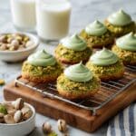 Pistachio Thumbprint Cookies with White Chocolate Ganache Recipe