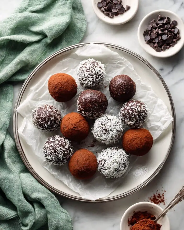 Quick & Easy Mint Chocolate Energy Balls Recipe