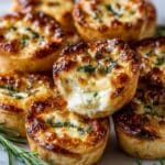 Mozzarella-Stuffed Rosemary Parmesan Pretzels Recipe