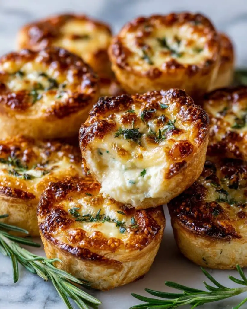 Mozzarella-Stuffed Rosemary Parmesan Pretzels Recipe