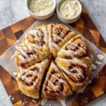Sourdough Cinnasticks with Cinnamon Sugar and Cream Cheese Glaze Recipe