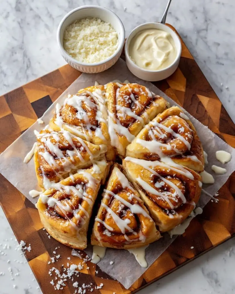 Sourdough Cinnasticks with Cinnamon Sugar and Cream Cheese Glaze Recipe