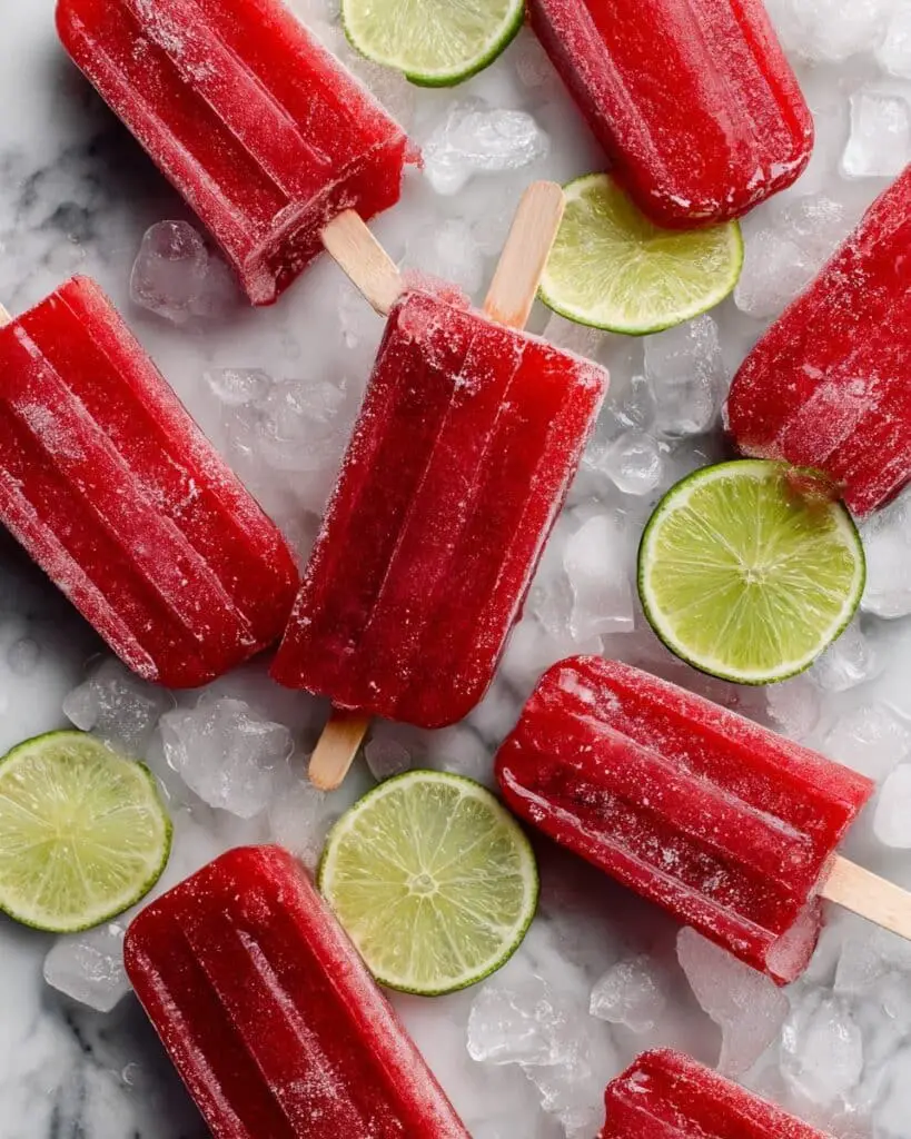 Watermelon Lime Popsicles Recipe