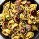 Easy Creamy Beef and Shells Recipe
