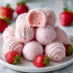 No Bake Strawberry Cheesecake Pops Recipe