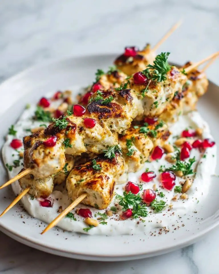 Green Goddess Chicken Skewers Recipe