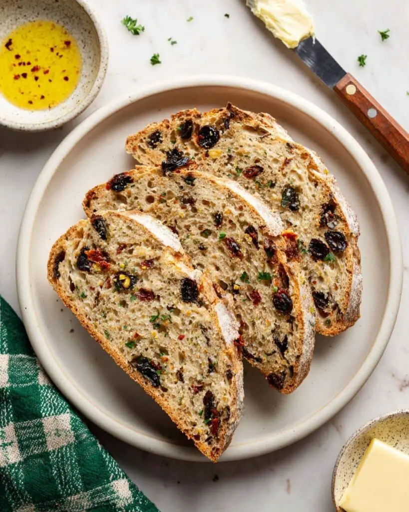 Crusty No-Knead Pizza Bread with Hot Honey Butter Recipe