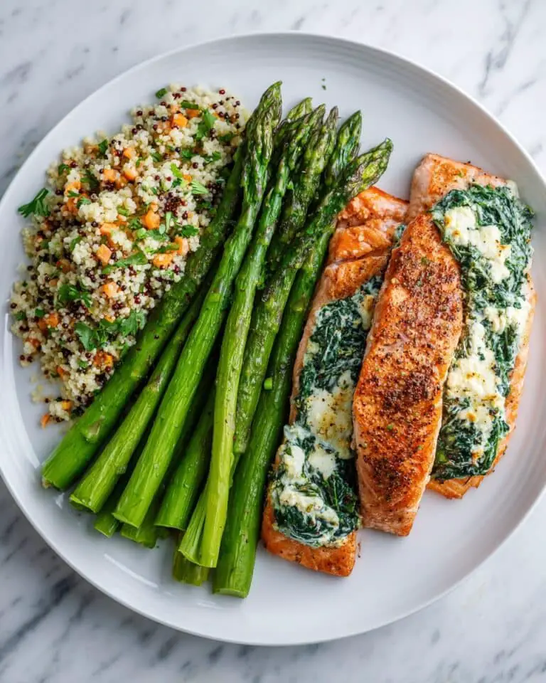 Stuffed Salmon with Spinach and Feta Recipe