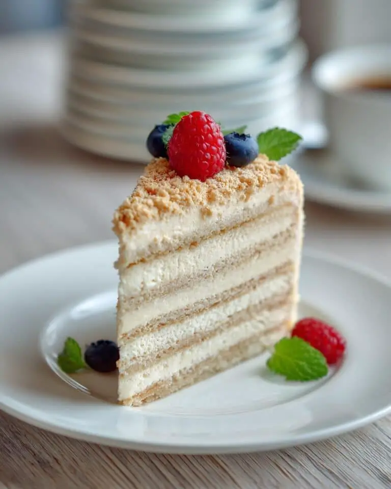 Napoleon Cake (Mille-Feuille Style) Recipe