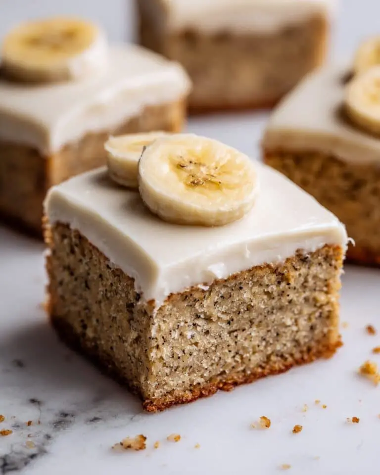 The Best Banana Cake Ever with Cream Cheese Frosting Recipe