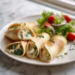 Chicken and Spinach Ricotta Crepes Recipe