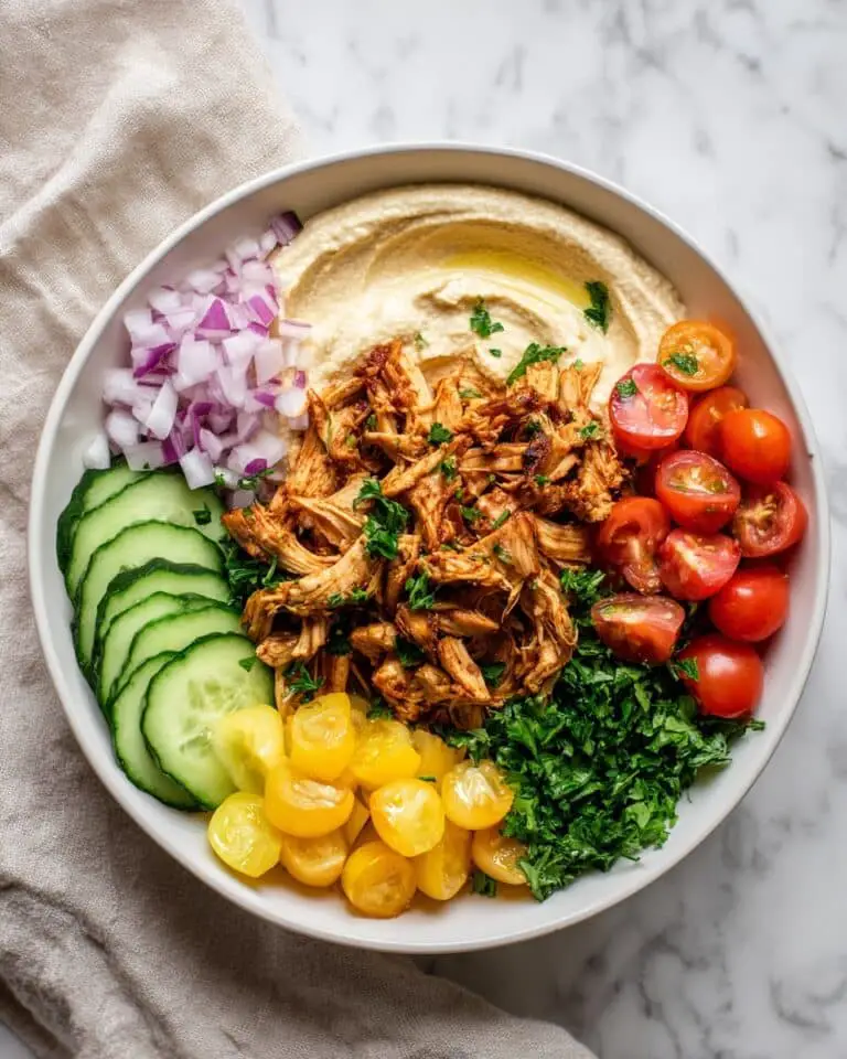 Chicken Shawarma Hummus Bowls Recipe