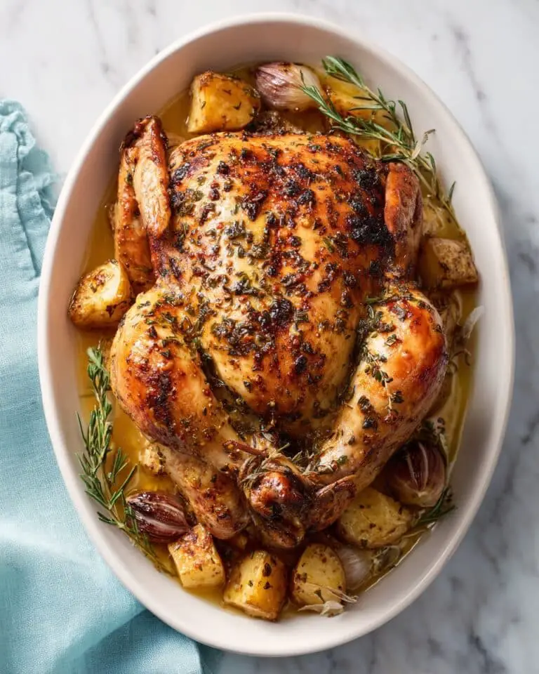 Honey Mustard Roast Chicken Recipe