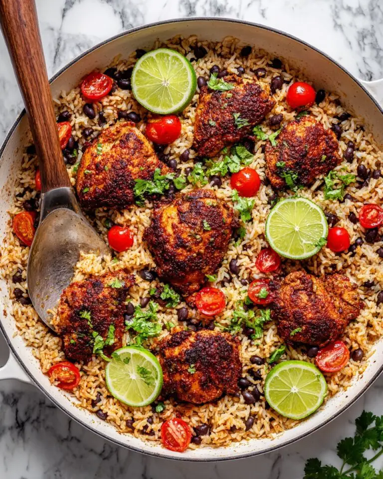 One-Pan Mexican Chicken and Rice with Black Beans Recipe