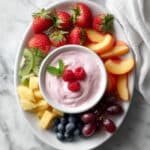 Delicious Strawberry Cream Cheese Fruit Dip with Marshmallow Fluff Recipe