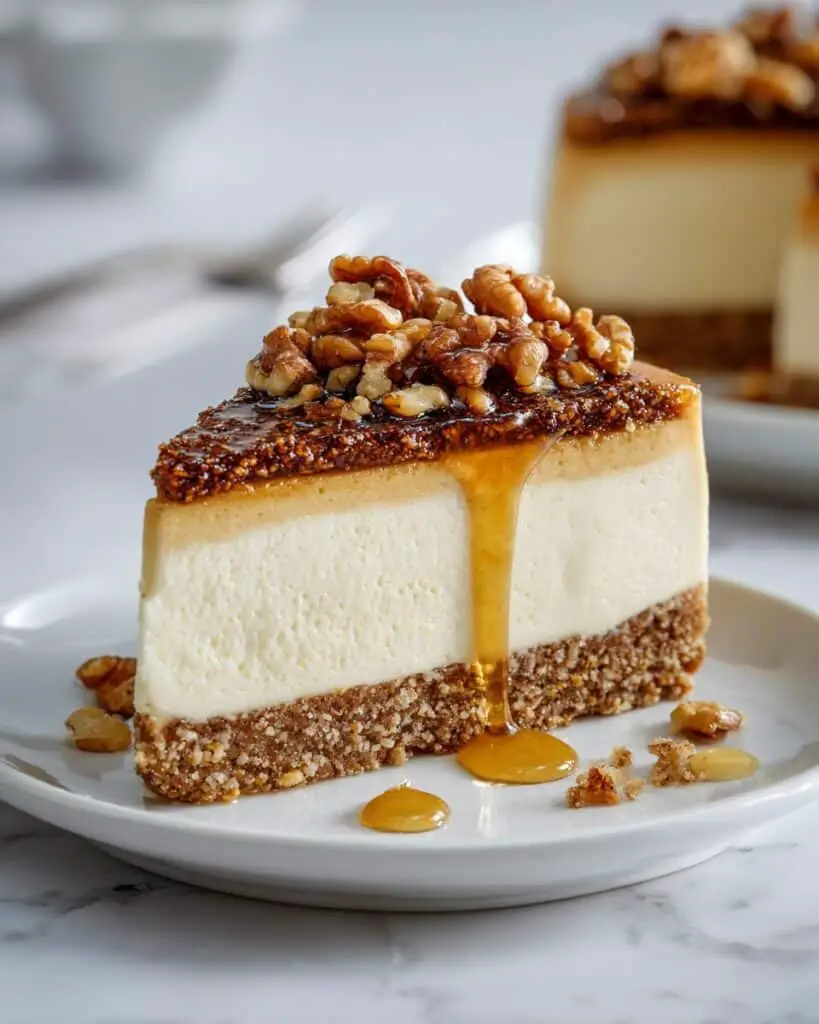 Honey Walnut Baklava Cheesecake Recipe