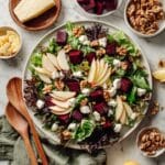 Beet Apple Salad with Goat Cheese and Balsamic Vinaigrette Recipe