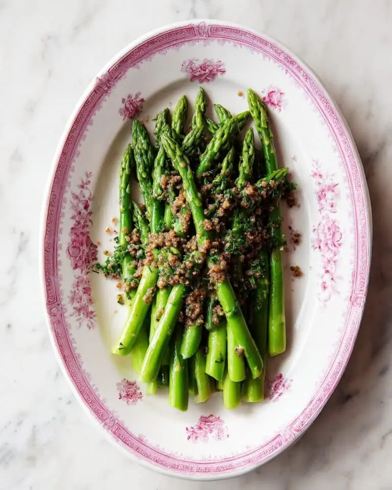 Crispy Pan-Fried Asparagus with Garlic and Butter Recipe