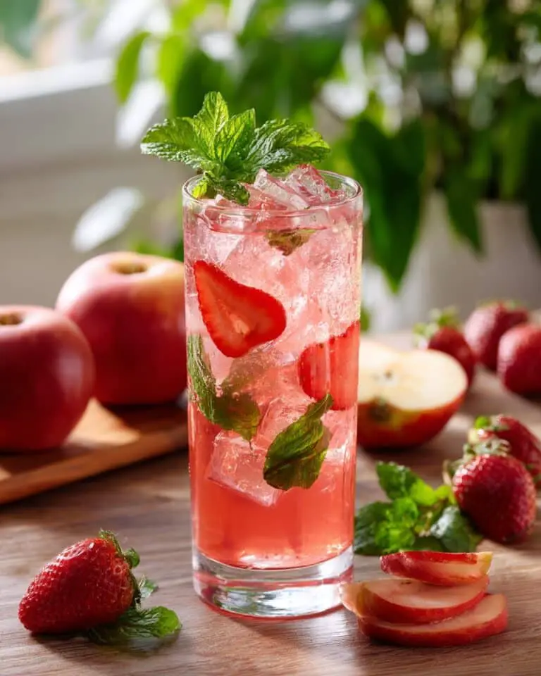 Creamy Strawberry Apple Punch Recipe