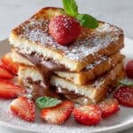 Nutella Stuffed Brioche French Toast Recipe