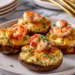 Garlic Parmesan Shrimp Stuffed Potatoes Recipe