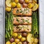 Roasted Salmon & Potatoes (Tray Bake) Recipe