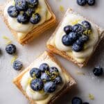 Blueberry Lemon Cream Pastries Recipe