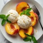 Air Fryer Peaches with Brown Sugar and Cinnamon Recipe